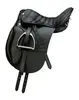Leather Dressage saddle with quilted seat