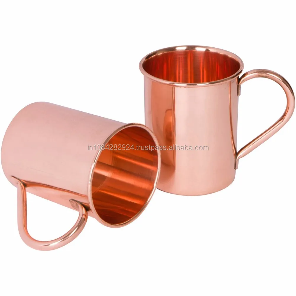 set of 4 - moscow mule copper mug classic capacity 16 oz
