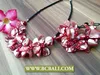 women costume jewelry sets of necklaces and bracelets seashells flowers