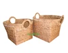Handmade Water Hyacinth wicker toy handmade storage basket