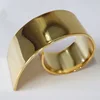 gold plated shiny napkin ring for wedding