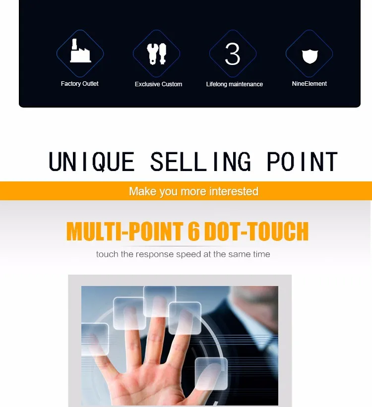 21.5 inch Touch Screen Kiosk Windows10 Interactive Table WIFI Digital Podium