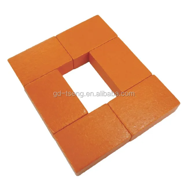gd- 30*20*10mm, orange wood rectangle piece boards 20 pcs/set