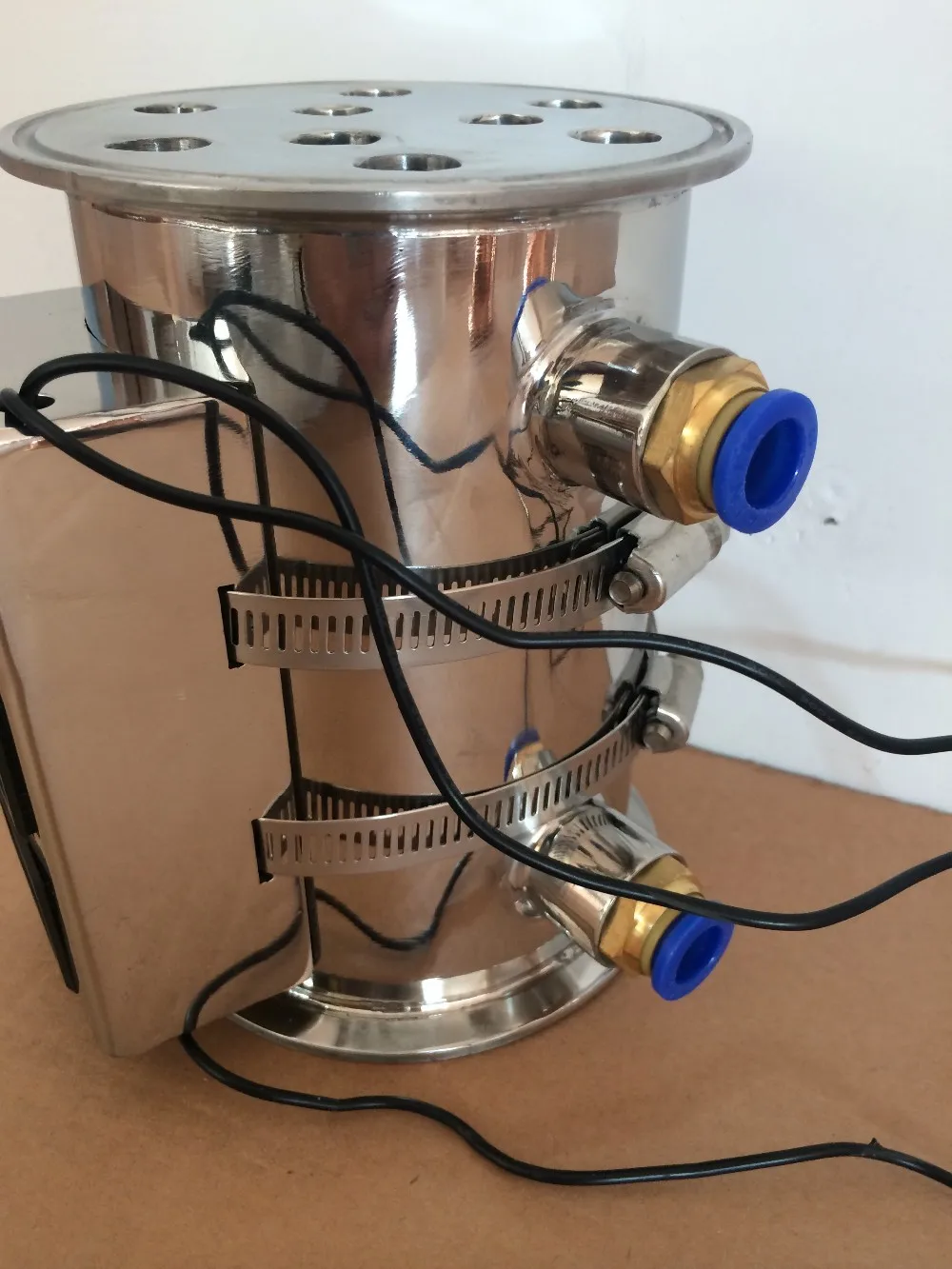 4 inch SS304 /copper shotgun condenser, View fractional condenser