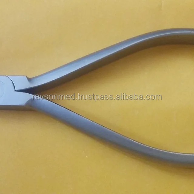 distal end cutters with safety hold,dental orthodontic pliers