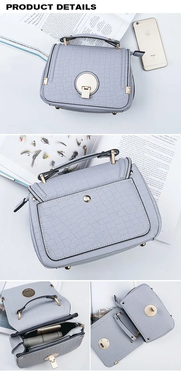 Attractive design Pink Genuine Leather Small Shoulder Bag