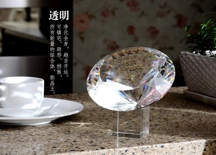 Promo Noblest optical Clear K9 Crystal diamond glass