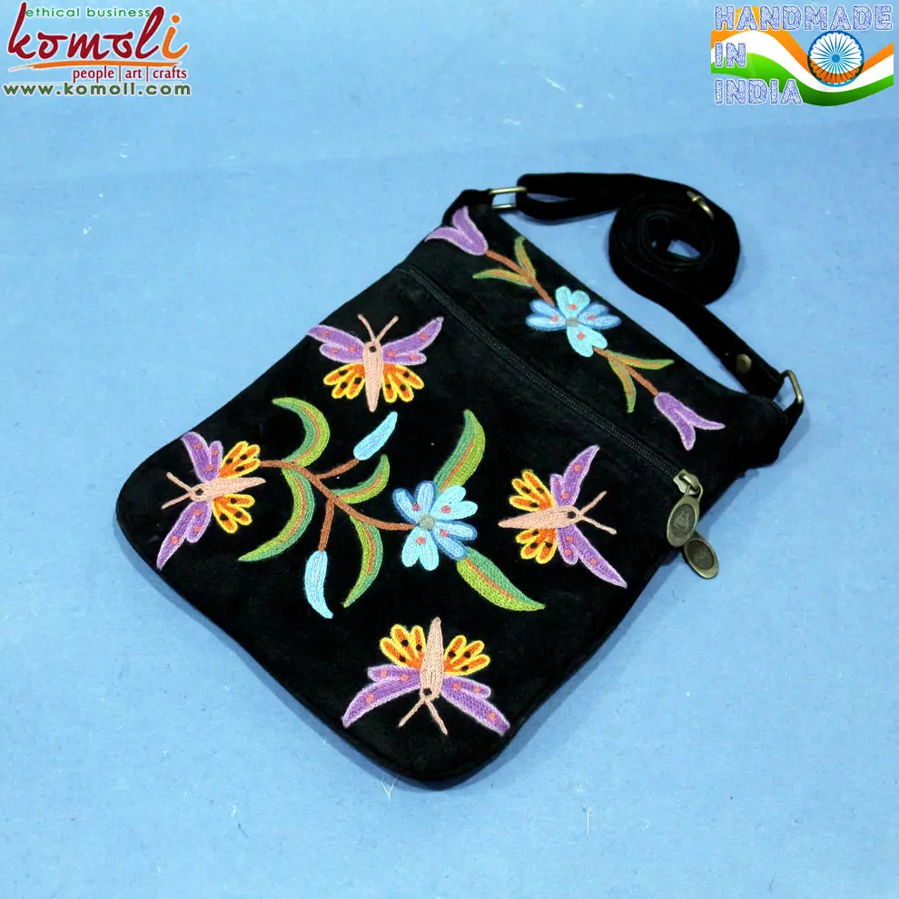 Butterfly Sling Bag Suede leather (6)