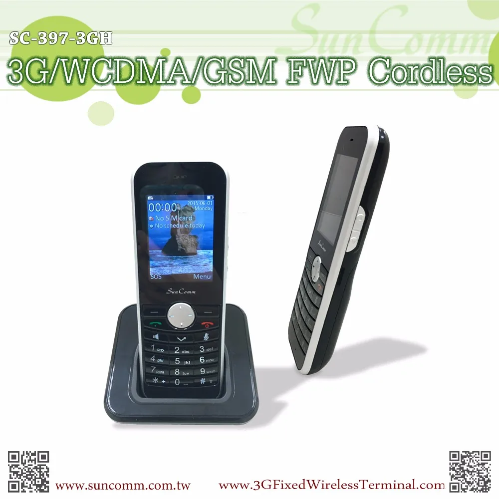 sc-397-gh3g 3g cdma cordless phone with tft color