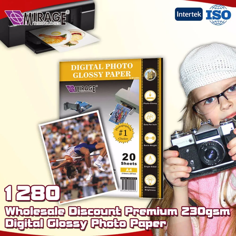 Upsilon 1280 photo paper A06