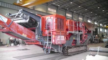 USED MOBILE JAW CRUSHER (J-1175) FROM TEREX