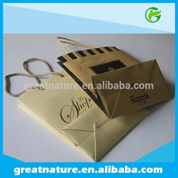 kraft paper bag for shopping
