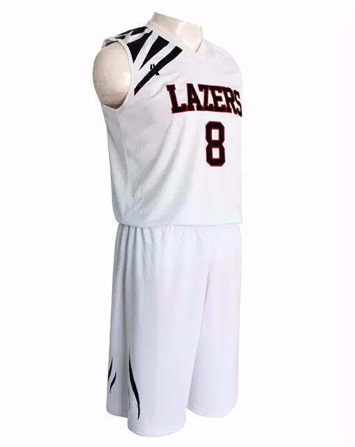 Daijun OEM white polyester cheap reversible basketball uniforms