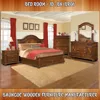 Rich Cherry Elegant Classic Bedroom w/Hand Carving Details