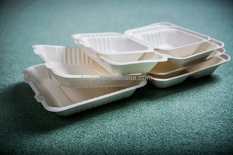 dinner box sugarcane bagasse paper box lunch box