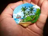 painting in pearl shell made in Viet Nam/ art painting in the seashell/ antique gift for friend