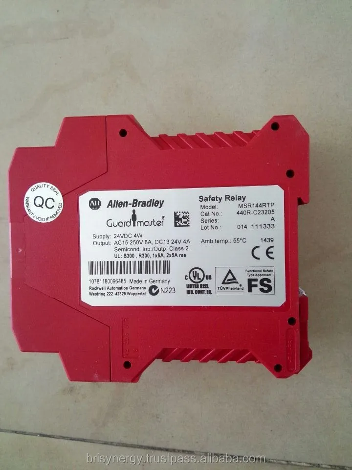 Allen Bradley Safety Relay 440RC23205 AB Monitoring Safety Relay 440R