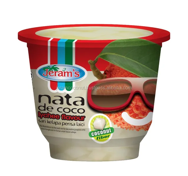 product name: jeram"s halal lychee nata de coco/ coconut jelly