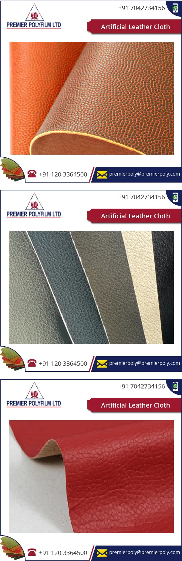 High Quality Artificial Leather For Furniture Artificial Leather Fabric