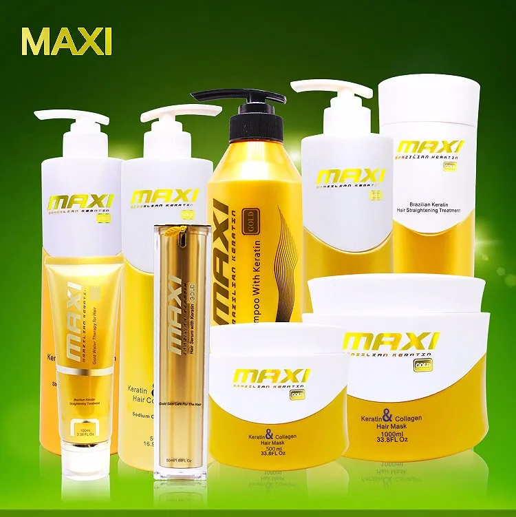 Maxi Gold Keratin Hair Treatment Mask With Collagen And Protein For