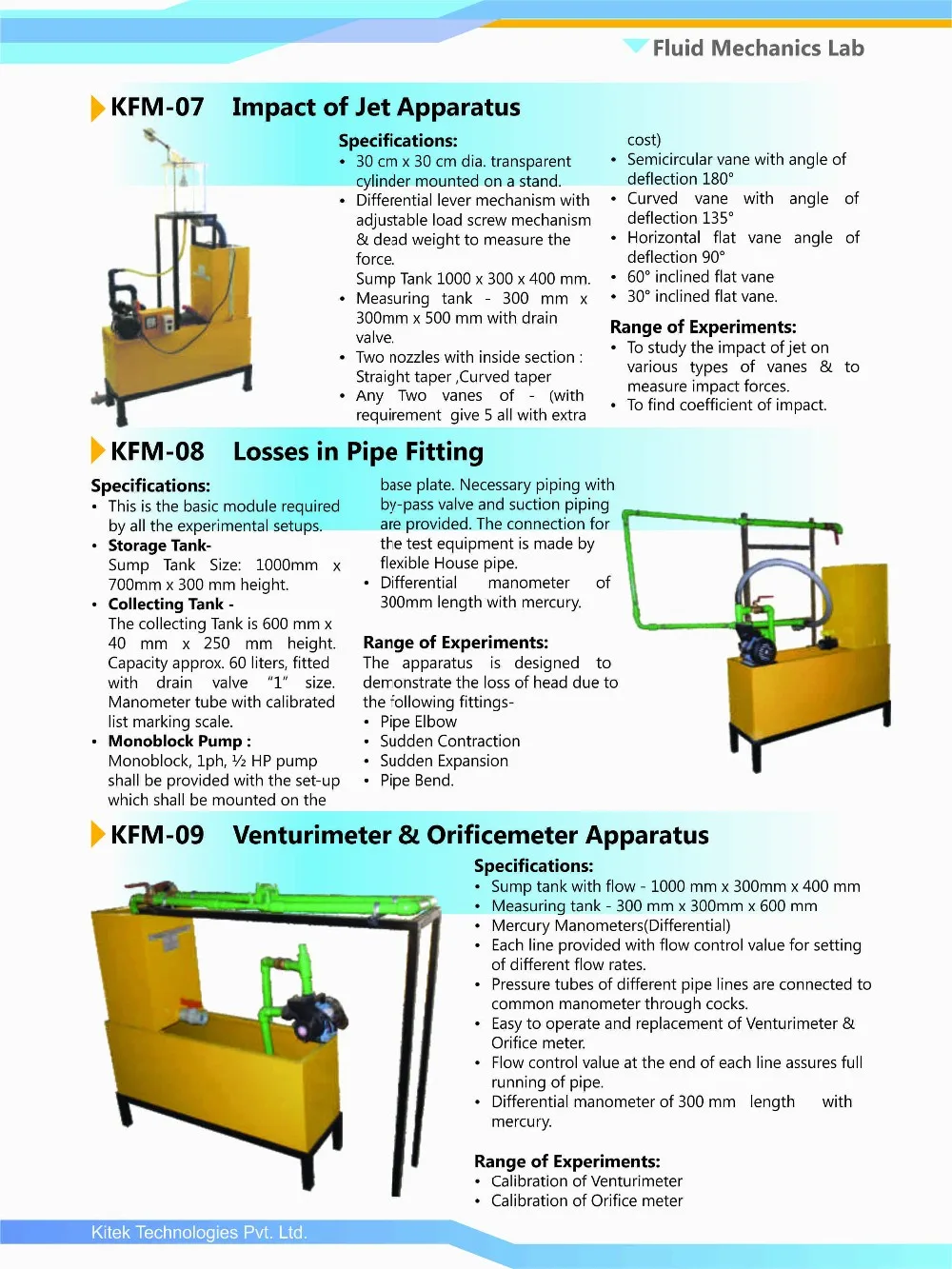 Basic Hydrology Trainer Teaching Equipment Hydraulic Teaching Bench