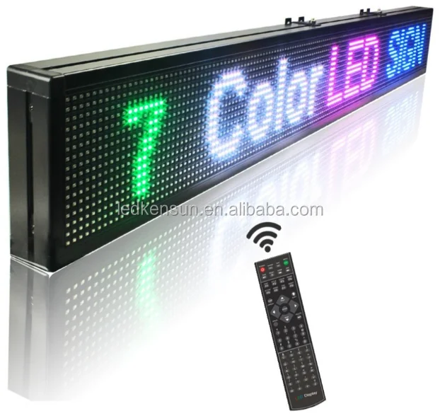 40 X 6 Inches 15m Remote Control Smd Full Color Programmable Led Sign