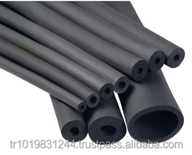 Air conditioning pipe insulation high temperature rubber foam tube 1.8m