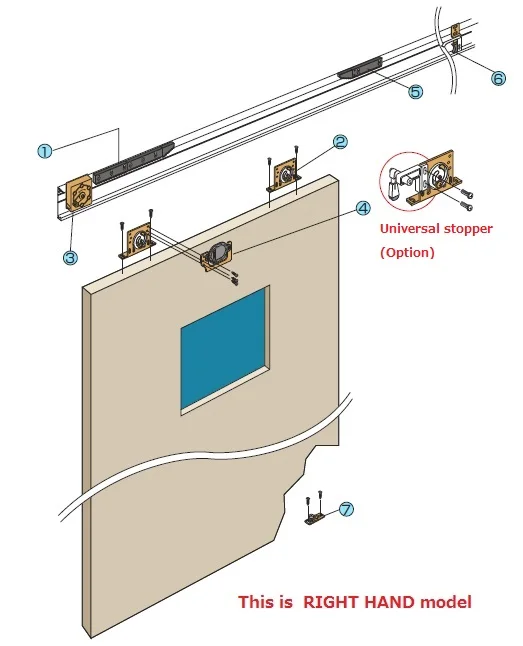 Easy To Install And Durable Automatic Sliding Door Closer With
