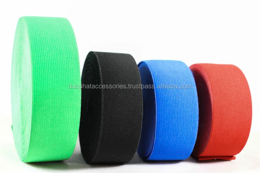 Wholesales Custom Polyester Knitted Elastic Bands For Clothes Buy