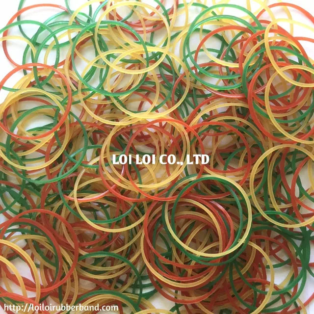 25mm honey color clear rubber bands for all purposes - rubber