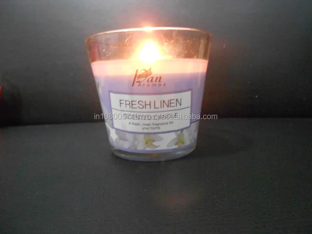 vanilla scented glass jar candles 30 hour burning capacity each