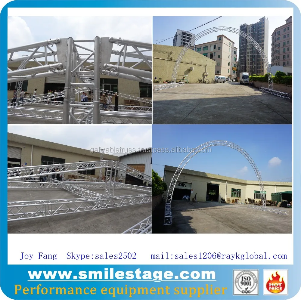 aluminum concert heavy duty space truss structure