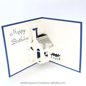 gifts & crafts card greeting card pop up birthday greeting card