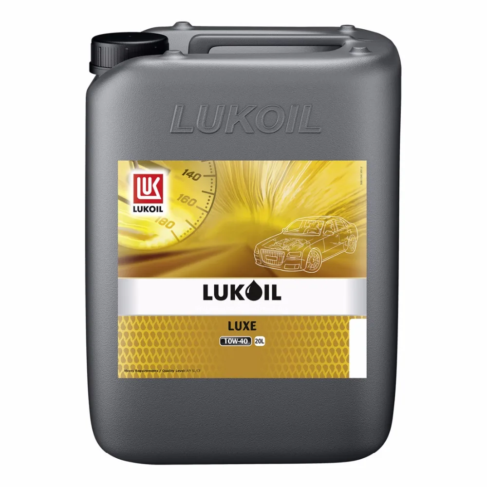 lukoil luxe 10w-40 engine oil semi synthetic bottle 20l