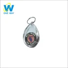 Make Your Own Round Clear Plastic Acrylic Photo Keyring Key Ring Keychains Wholesale