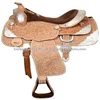 Horse Fancy Leather Western Saddle with silver fittings.