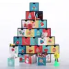 Custom Sock Printed Christmas Tree Packaging Box Advent Calendar