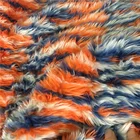 Wholesale Faux Fake Fur Neon Tiger Printed Furry Fursuit Costume Animal Fur Fabric