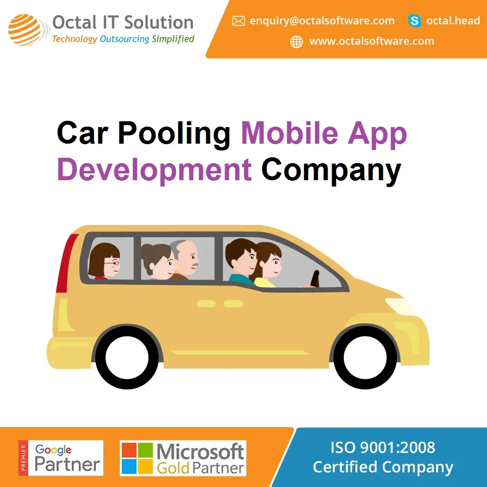 build a car pool mobile app development with octal info solution