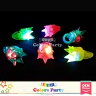"Big Peaks shape" multicolor soft material party flashing LED ring