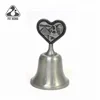 Customized Souvenir Heart Shaped 3D Metal Bell