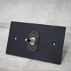 Retro antique brass toggle switch socket wall plate switch