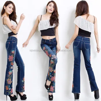 beaded jeans