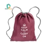 Chinese Manufacture festival 190T polyester drawstring sports bag