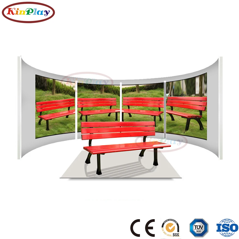 KINPLAY brand high quality modern outdoor bench park wooden bench chair