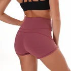 Women's Professional Sports Fitness Moisture Wicking Compression Yoga Blank High Waist yoga Shorts