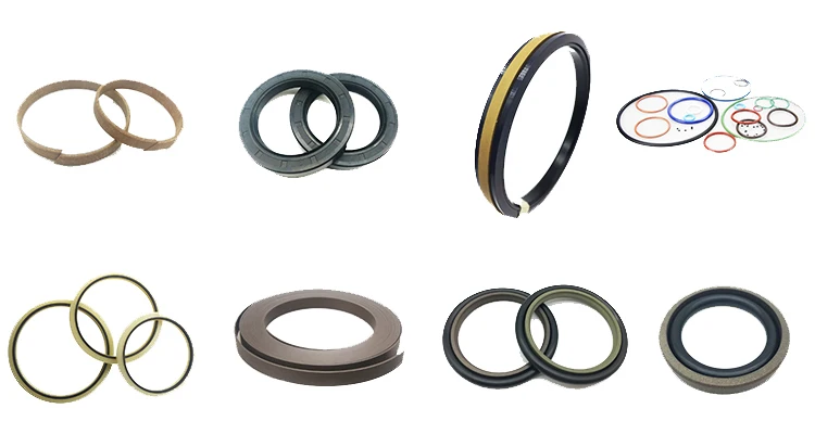 Hydraulic cylinder ptfe seal/step seal/rod seal