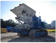 < SOLD OUT>USED KOMATSU STONE CRUSHER MOBILE JAW CRUSHER BR200J-1 FROM JAPAN