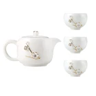 Ceramic China Tea Maker Tea Cup Filtering Teapot Set