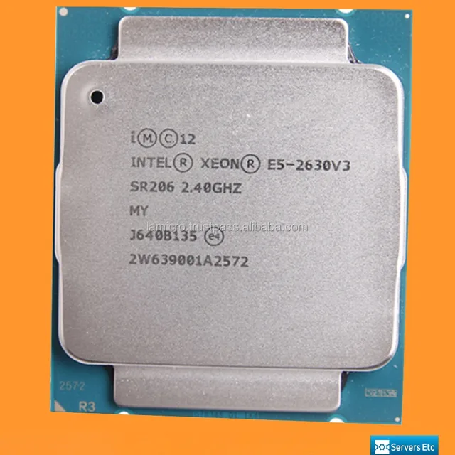 intel xeon e5-2630 v3 2.4ghz 8-core cpu processor sr206